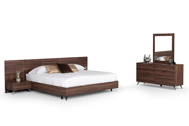 Nova Domus Brooklyn Italian Modern Walnut Dresser - MONAVILLA