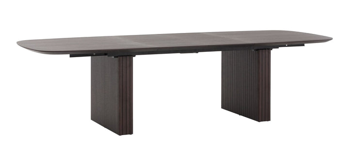 Modrest Calhoun Modern Smoked Oak Extendable Dining Table - MONAVILLA