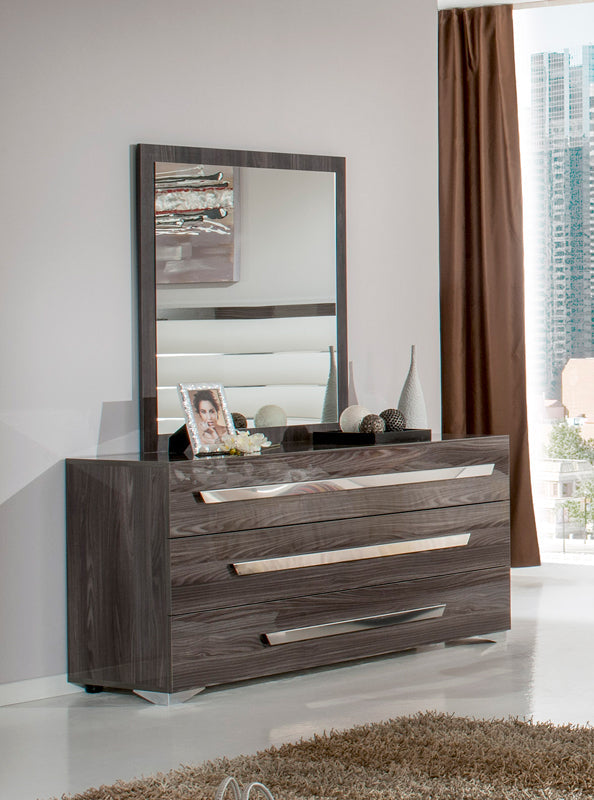 Nova Domus Capulet Italian Modern Grey Mirror - MONAVILLA