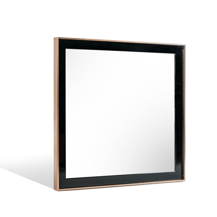 Nova Domus Cartier Modern Black & Rosegold Mirror - MONAVILLA