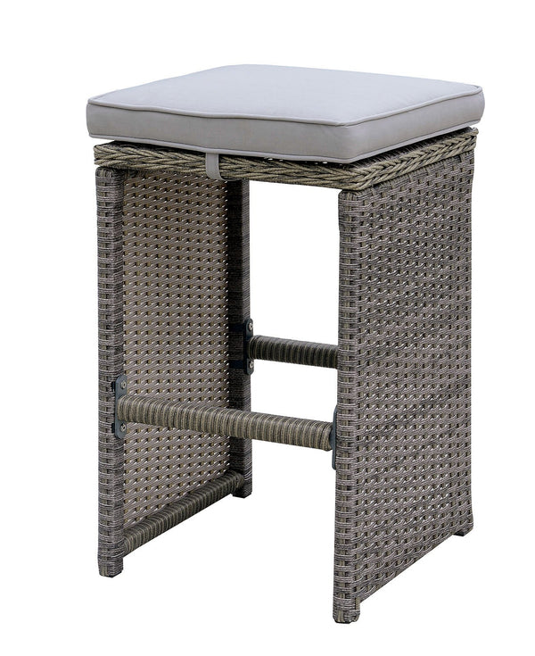 Furniture Of America Ismay Gray Contemporary Bar Stool (6 Ctn) Model CM-OT1847-BC-6PK - MONAVILLA