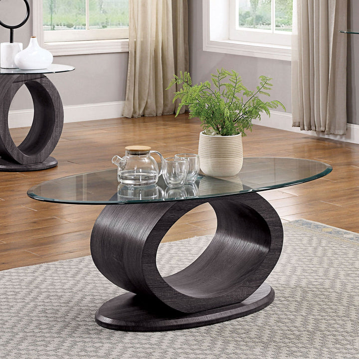 Furniture Of America Lodia Gray Contemporary Coffee Table, Gray Model CM4825GY-C-PK - MONAVILLA