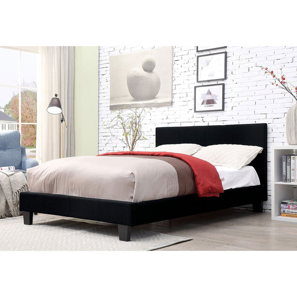 Furniture Of America Sims Black Contemporary Twin Bed Model CM7078BK-T-BED-VN - MONAVILLA