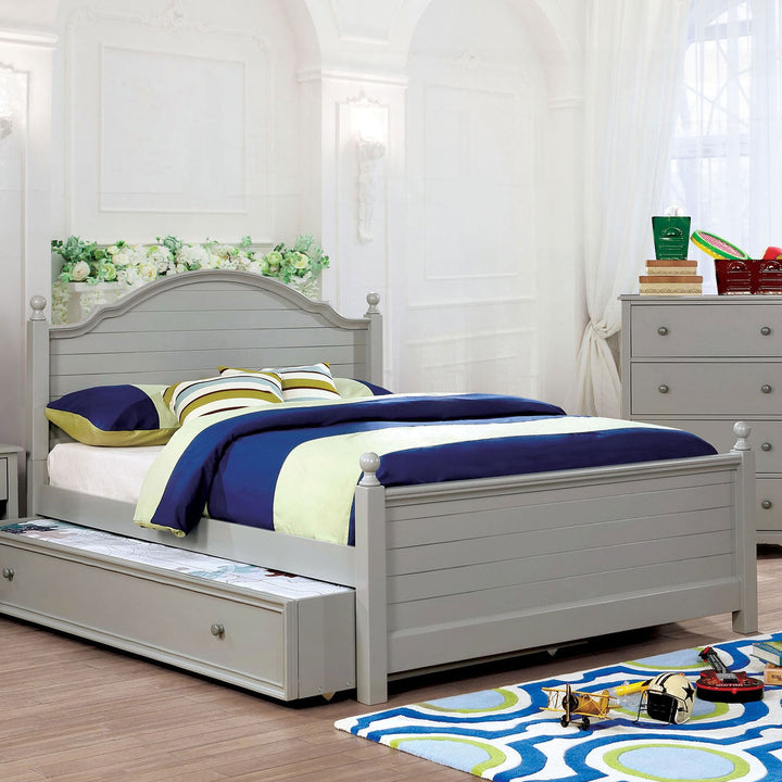 Furniture Of America Diane Gray Transitional Twin Bed Model CM7158GY-T-BED-VN - MONAVILLA