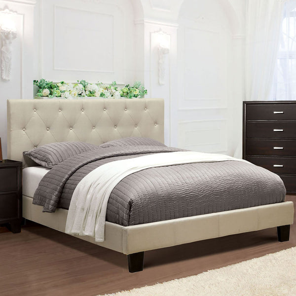 Furniture Of America Leeroy Ivory Transitional Twin Bed Model CM7200IV-T-BED-VN - MONAVILLA
