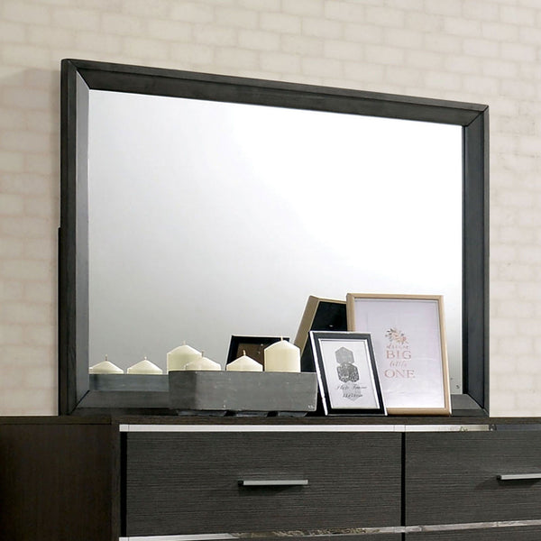 Furniture Of America Camryn Warm Gray Contemporary Mirror Model CM7589M - MONAVILLA