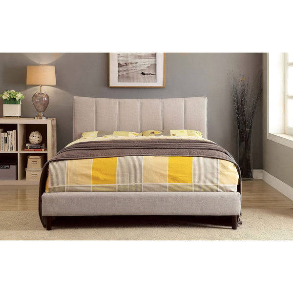 Furniture Of America Ennis Beige Contemporary Twin Bed Model CM7678BG-T-BED-VN - MONAVILLA