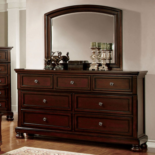 Furniture Of America Northville Dark Cherry Transitional Mirror Model CM7682M - MONAVILLA