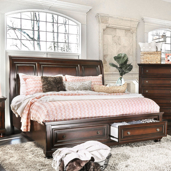 Furniture Of America Northville Dark Cherry Transitional Bed Model CM7683 - MONAVILLA