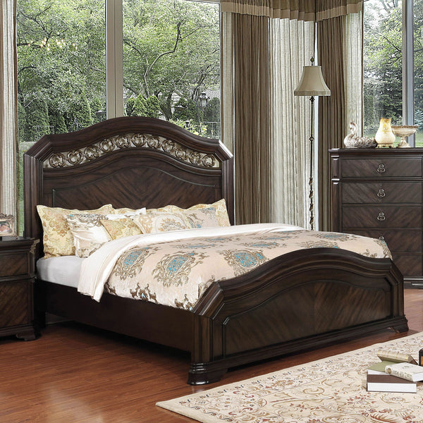 Furniture Of America Calliope Espresso Traditional Bed Model CM7751 - MONAVILLA