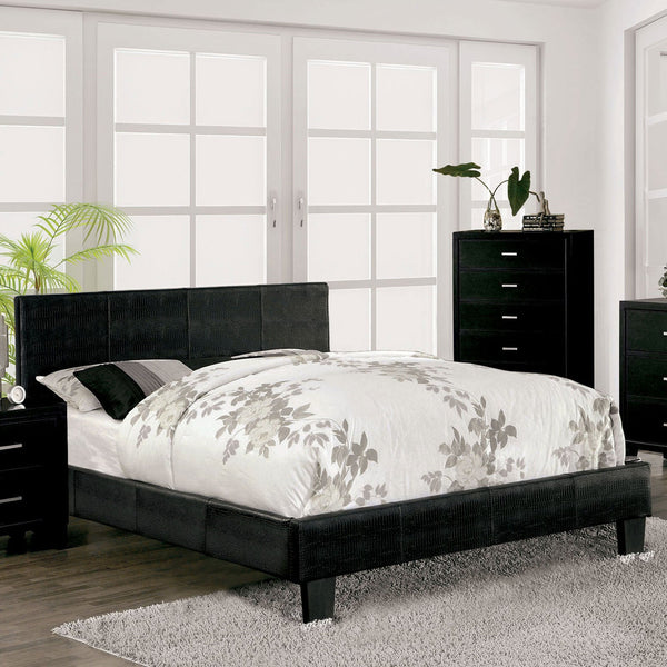 Furniture Of America Wallen Black Contemporary Bed Model CM7793BK - MONAVILLA