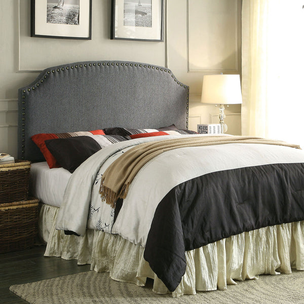 Furniture Of America Hasselt Gray Transitional King Size H B, Gray -K D Leg Model CM7880GY-HB-K-VN - MONAVILLA