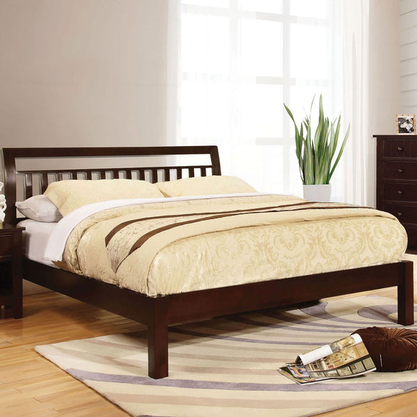 Furniture Of America Corry Dark Walnut Transitional California King Bed Model CM7923EX-CK-BED - MONAVILLA