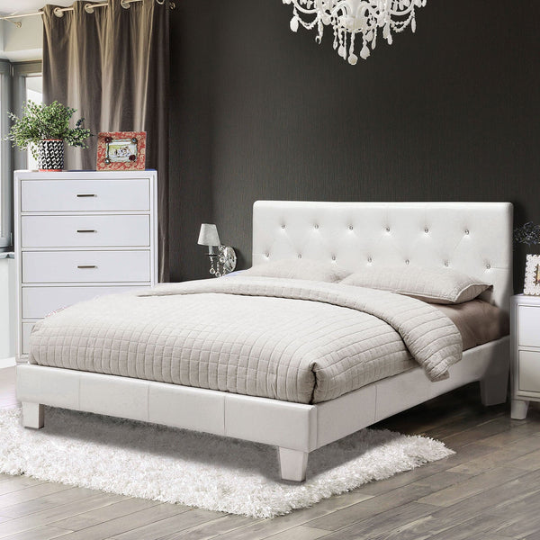 Furniture Of America Velen White Contemporary Full Bed Model CM7949WH-F-BED-VN - MONAVILLA