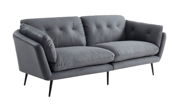 Divani Casa Cody Modern Grey Fabric Sofa - MONAVILLA