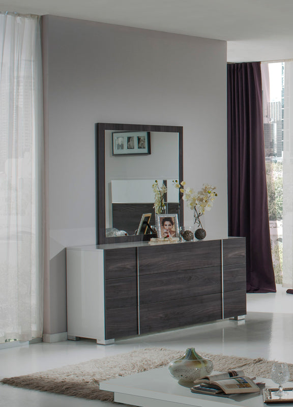 Nova Domus Corrado Italian Modern Grey Mirror - MONAVILLA
