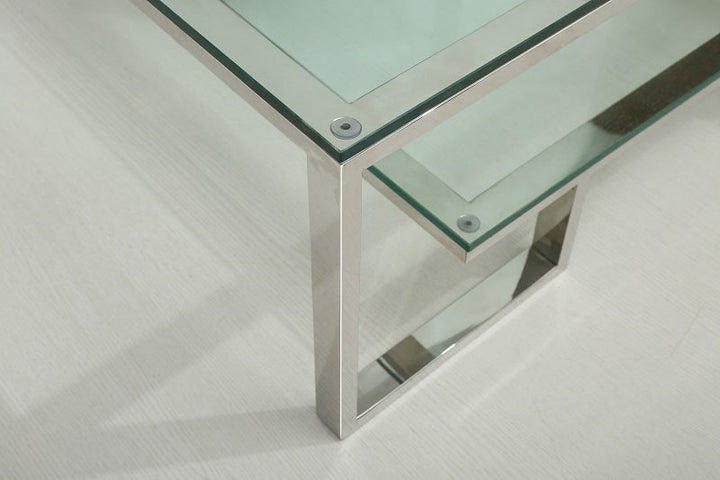 Modrest Topaz Modern Glass Coffee Table - MONAVILLA