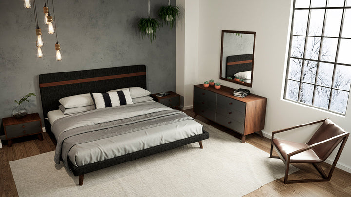 Nova Domus Dali Modern Grey & Walnut Dresser - MONAVILLA