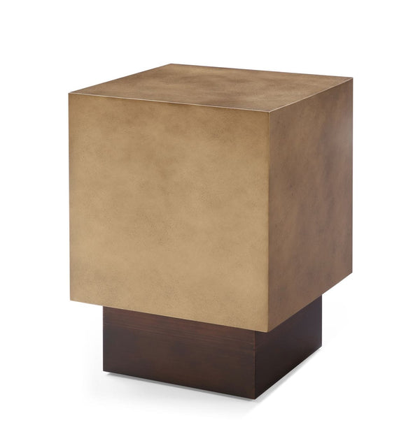 Modrest Derek Modern Metal & Antique Copper End Table - MONAVILLA