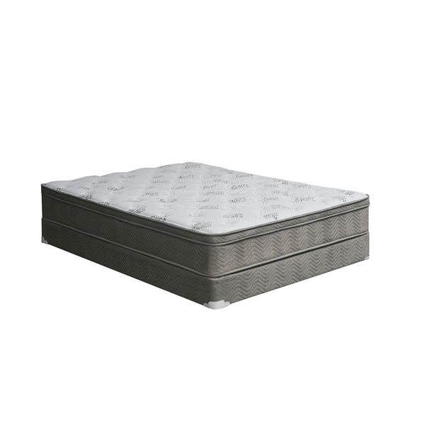 Furniture Of America Aleksa White | Gray 11" Euro Top Full Mattress