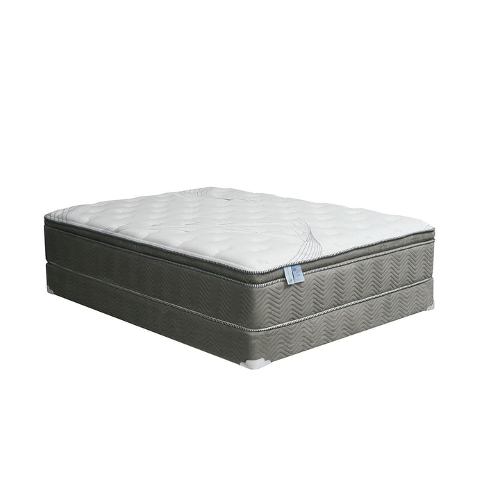 Furniture Of America Stormin White/Gray Euro Pillow Top 13" Euro Pillow Top Mattress, Full Model DM338F-M - MONAVILLA