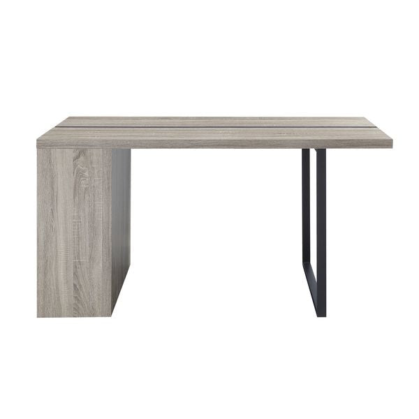 ACME Patwin Gray Oak & Black Finish Dining Table Model DN00401 - MONAVILLA