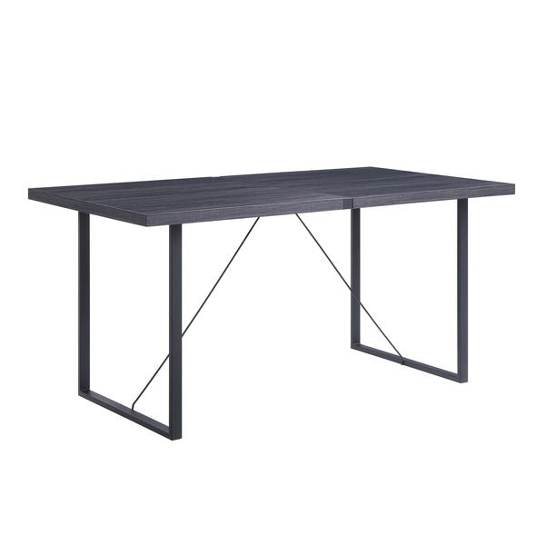 ACME Nakula Gray Oak & Black Finish Dining Table Model DN00447 - MONAVILLA