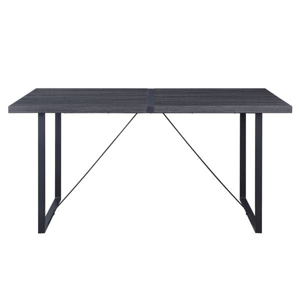 ACME Nakula Gray Oak & Black Finish Dining Table Model DN00447 - MONAVILLA