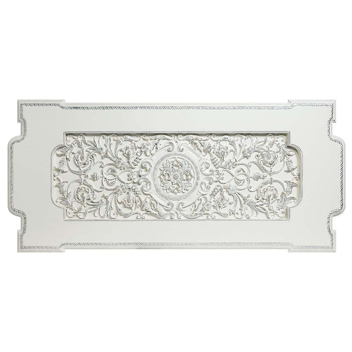 ACME Vanaheim Antique White Finish Dining Table Model DN00678 - MONAVILLA