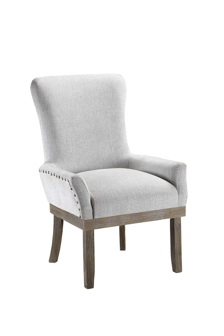 ACME Landon Gray Linen Dining Chair Model DN00952 - MONAVILLA