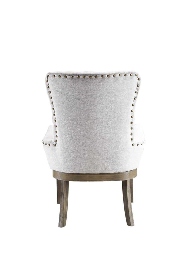 ACME Landon Gray Linen Dining Chair Model DN00952 - MONAVILLA