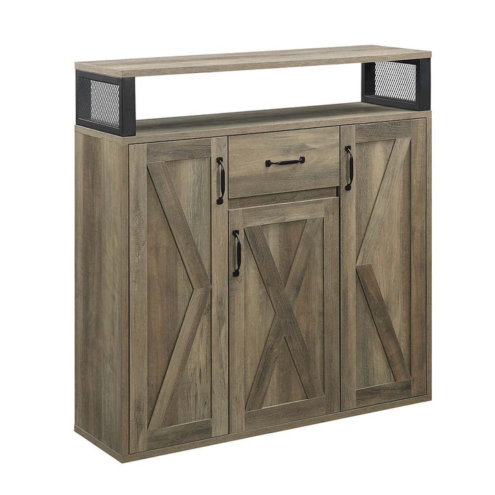 ACME Abiram Rustic Oak Finish Server Model DN01027 - MONAVILLA