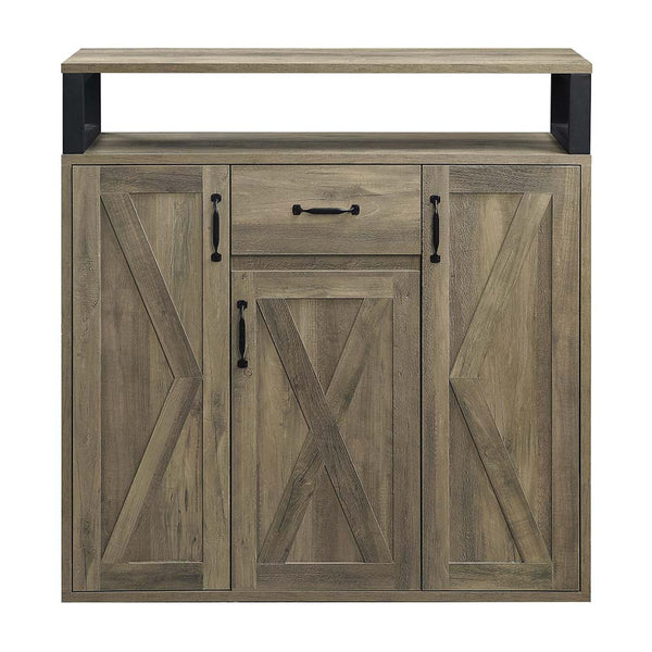 ACME Abiram Rustic Oak Finish Server Model DN01027 - MONAVILLA