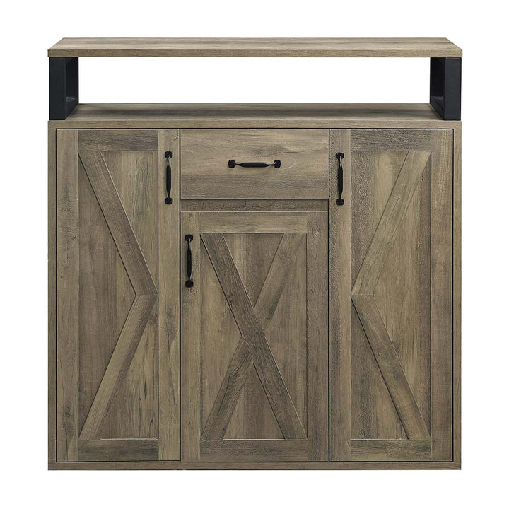 ACME Abiram Rustic Oak Finish Server Model DN01027 - MONAVILLA