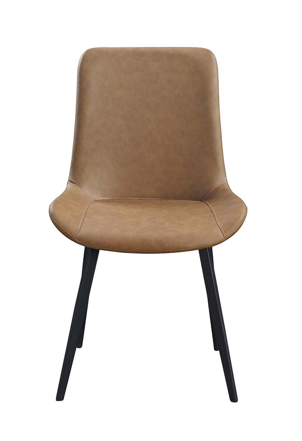 ACME Abiram Brown PU Side Chair Model DN01029 - MONAVILLA