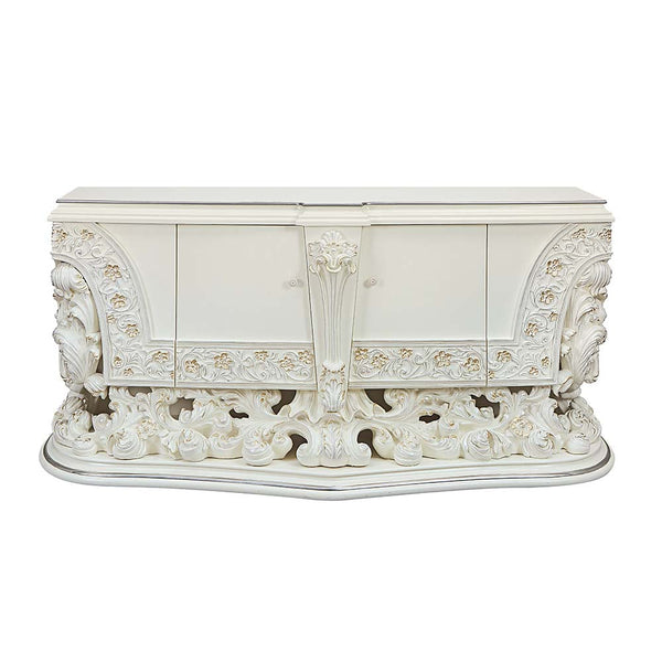 ACME Adara Antique White Finish Server Model DN01233 - MONAVILLA