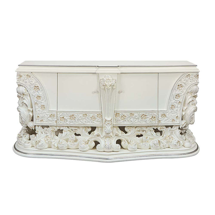 ACME Adara Antique White Finish Server Model DN01233 - MONAVILLA