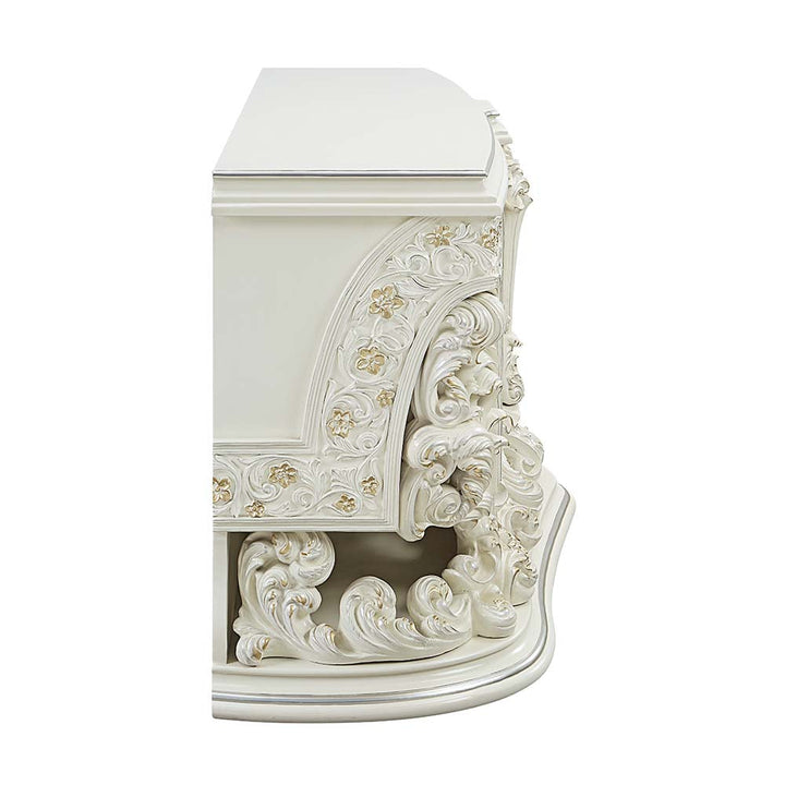 ACME Adara Antique White Finish Server Model DN01233 - MONAVILLA
