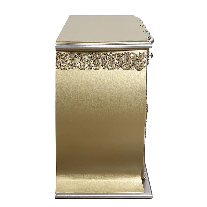 ACME Bernadette Gold Finish Bernadette Server Model DN01473 - MONAVILLA