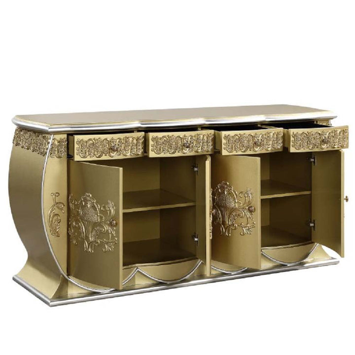 ACME Bernadette Gold Finish Bernadette Server Model DN01473 - MONAVILLA