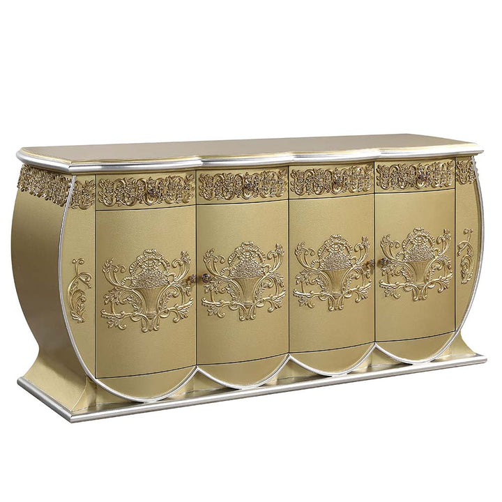 ACME Bernadette Gold Finish Bernadette Server Model DN01473 - MONAVILLA