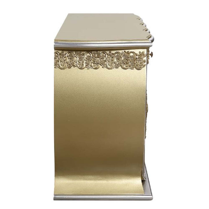 ACME Bernadette Gold Finish Bernadette Server Model DN01473 - MONAVILLA