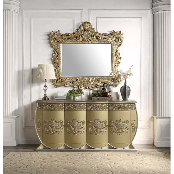 ACME Bernadette Gold Finish Bernadette Server Model DN01473 - MONAVILLA