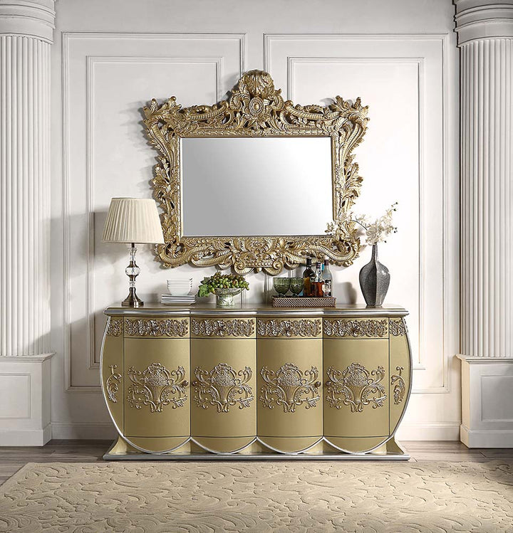 ACME Bernadette Gold Finish Bernadette Server Model DN01473 - MONAVILLA