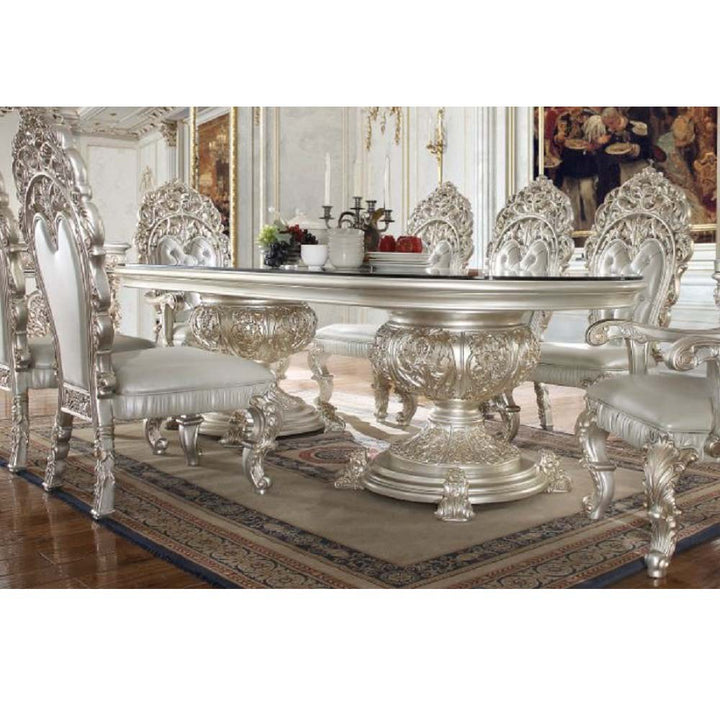 ACME Sandoval Champagne Finish Sandoval Dining Table Model DN01494 - MONAVILLA