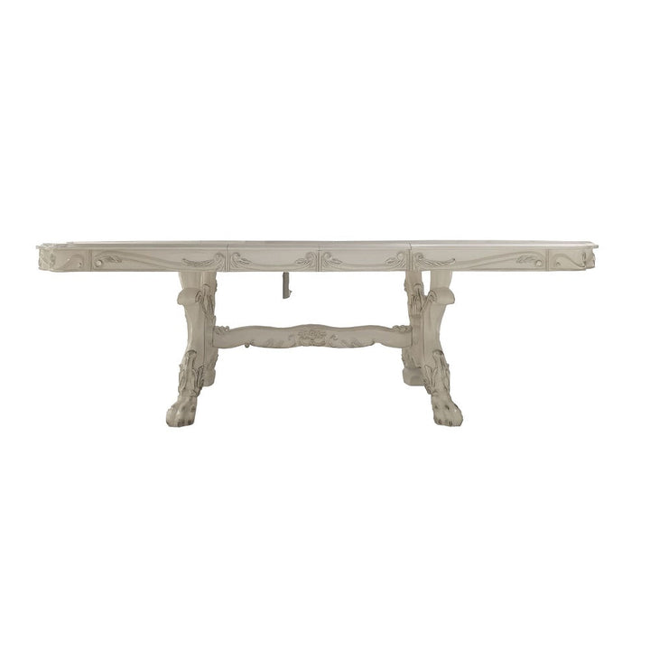 ACME Dresden Bone White Finish Dresden Dining Table Model DN01694 - MONAVILLA