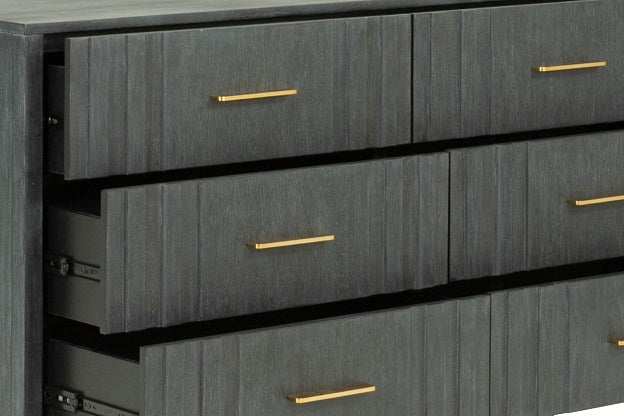 Modrest Manchester Contemporary Dark Grey Dresser - MONAVILLA