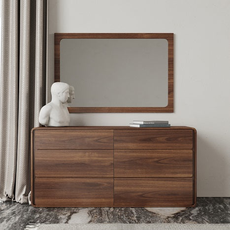 Modrest Dustin Modern Walnut Dresser - MONAVILLA