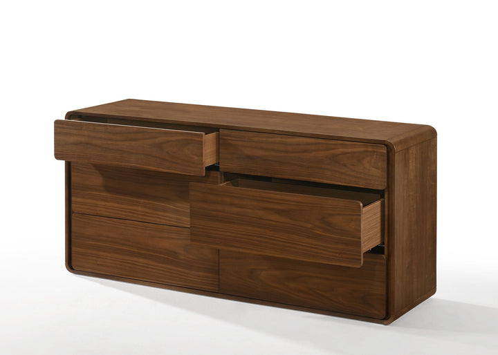 Modrest Dustin Modern Walnut Dresser - MONAVILLA
