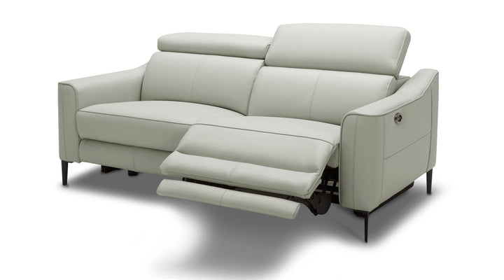 Divani Casa Eden Modern Grey Leather Sofa Set - MONAVILLA